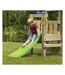 Glissière de toboggan avec vague en PEHD toba 120cm Vert lemon