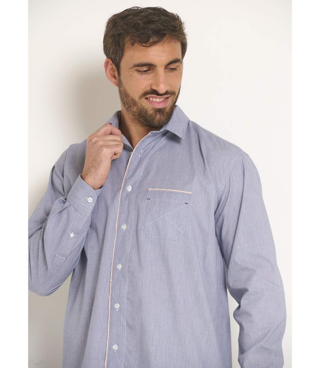 Chemise fantaisie entretien facile-4