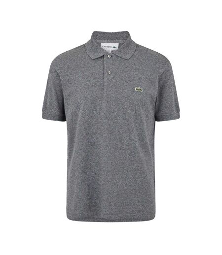 Mens Classic Short-sleeved Polo Shirt Eclipse Grey Lacoste