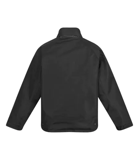 Regatta Great Outdoors Mens Waterproof Zip Up Jacket (Black) - UTRG1847