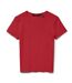 T-shirt rouge femme vero moda chloe - l-3