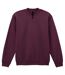 Unisex Adult Softstyle Midweight Quarter Zip Sweatshirt Maroon Gildan-2