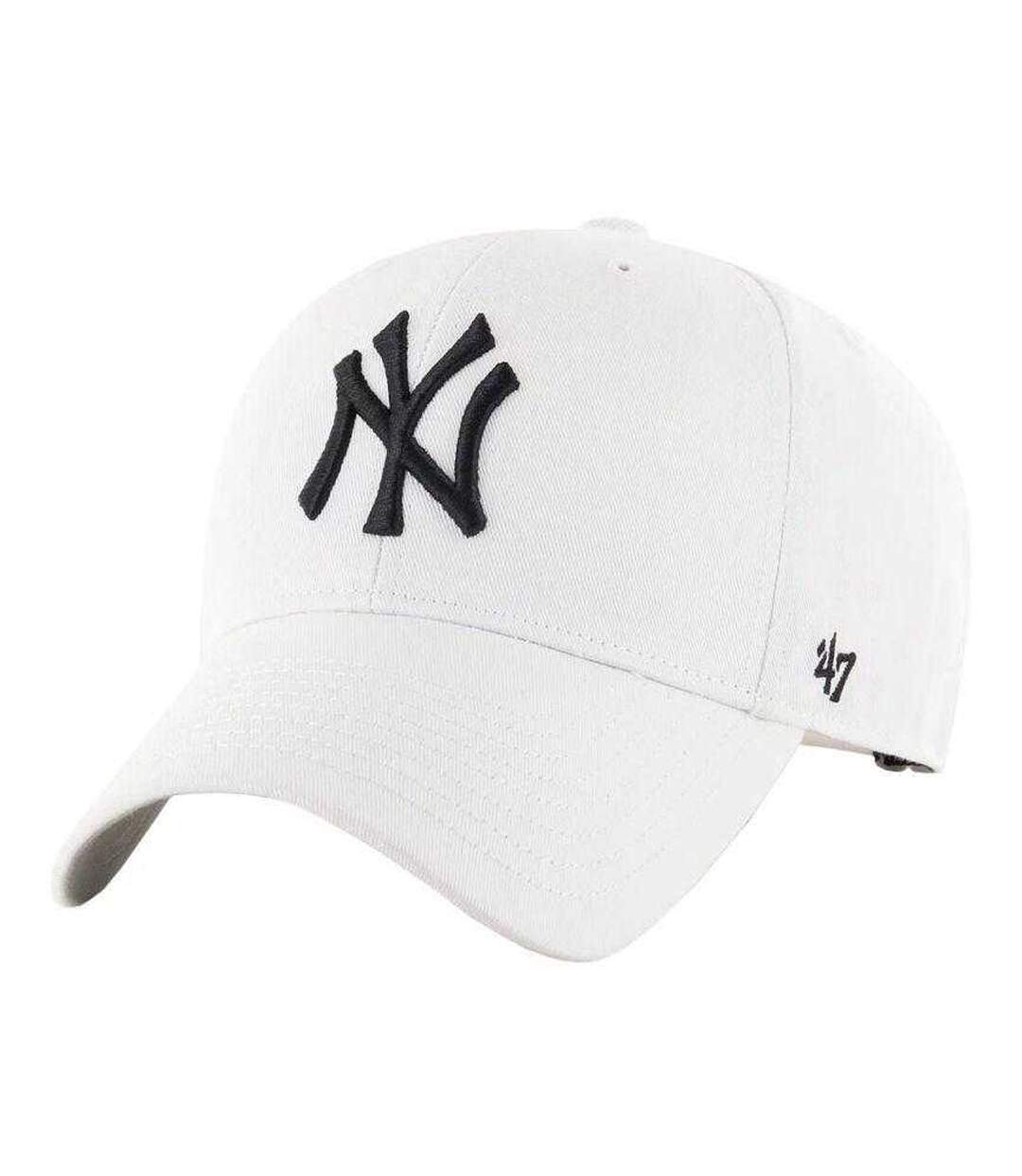 Casquette De Baseball Motif/style New York Yankees Mlb Blanc 47-1