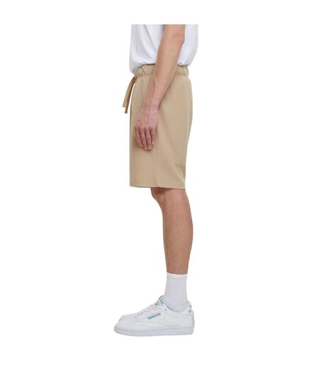 Mens waffle sweat shorts union beige Urban Classics