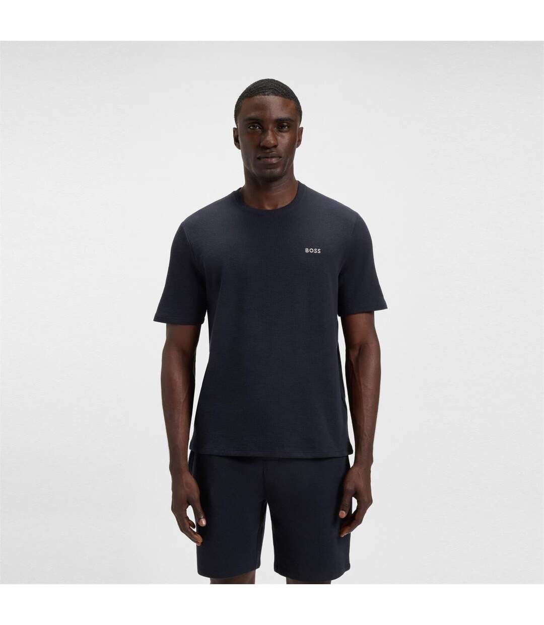 Haut De Pyjama Homme Bleu Marine Boss-2