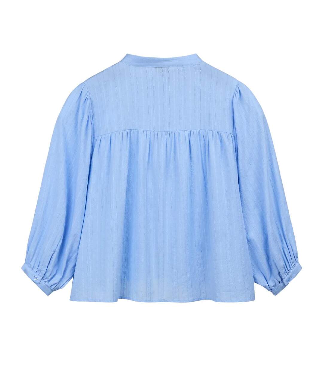Blouse bleu femme teddy smith apoline-2