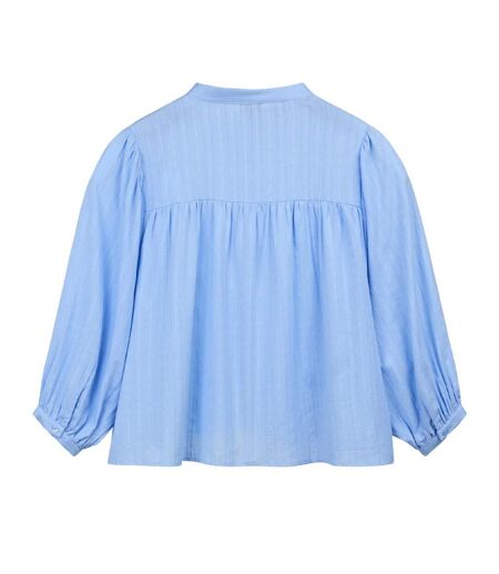 Blouse bleu femme teddy smith apoline