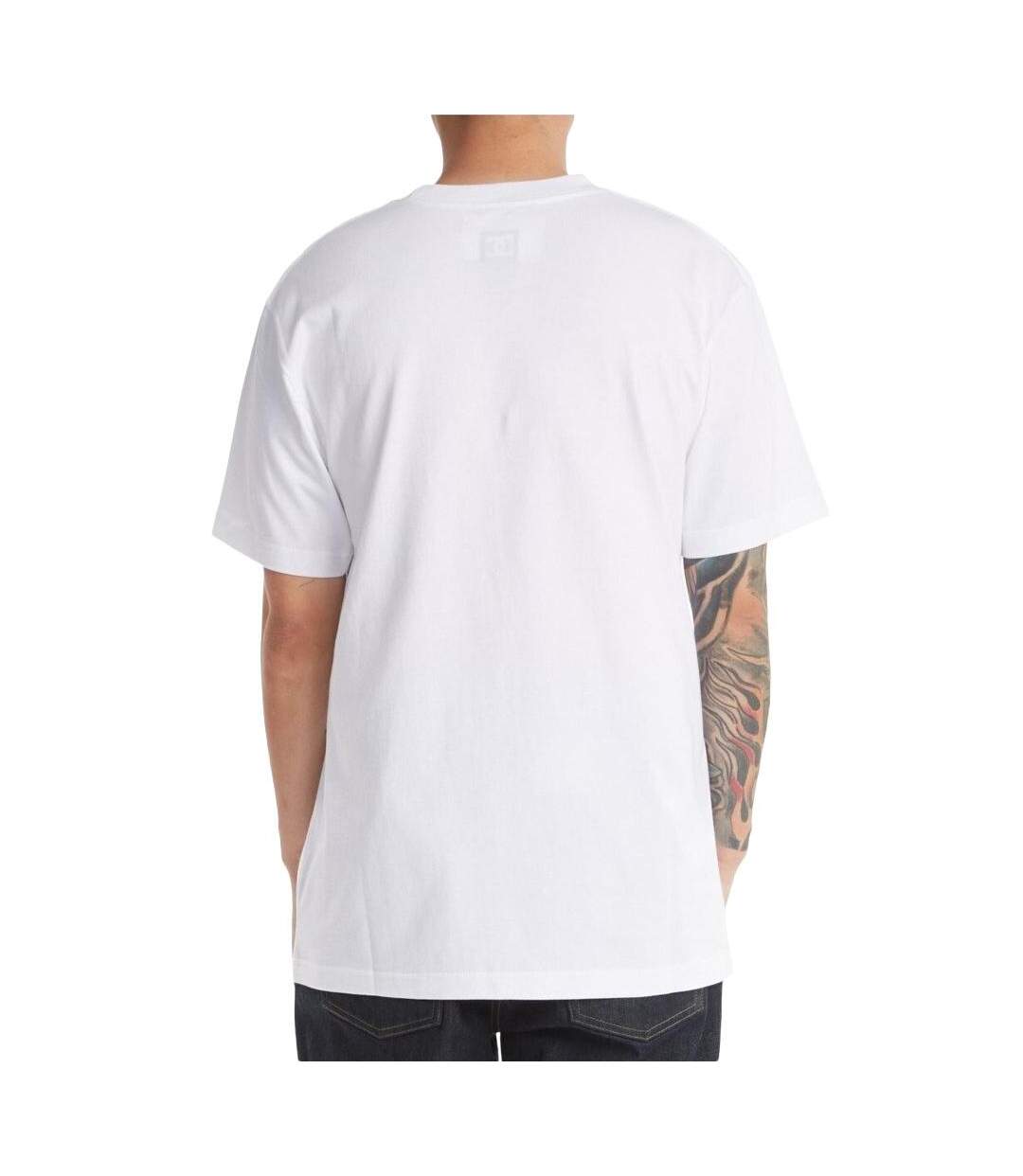 T-Shirt blanc homme dc shoes pilot-2