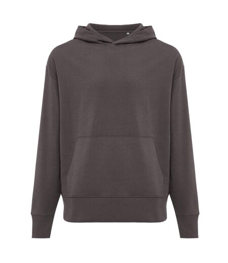 Unisex Adult Yoho Recycled Cotton Relaxed Fit Hoodie Anthracite Iqoniq