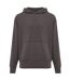 Unisex Adult Yoho Recycled Cotton Relaxed Fit Hoodie Anthracite Iqoniq-2