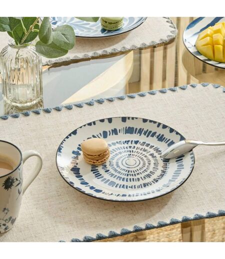 Lot de 6 Assiettes à Dessert Umami Rayon 19cm Bleu