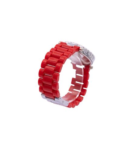 Montre Femme Tendance Plastique Rouge CHTIME