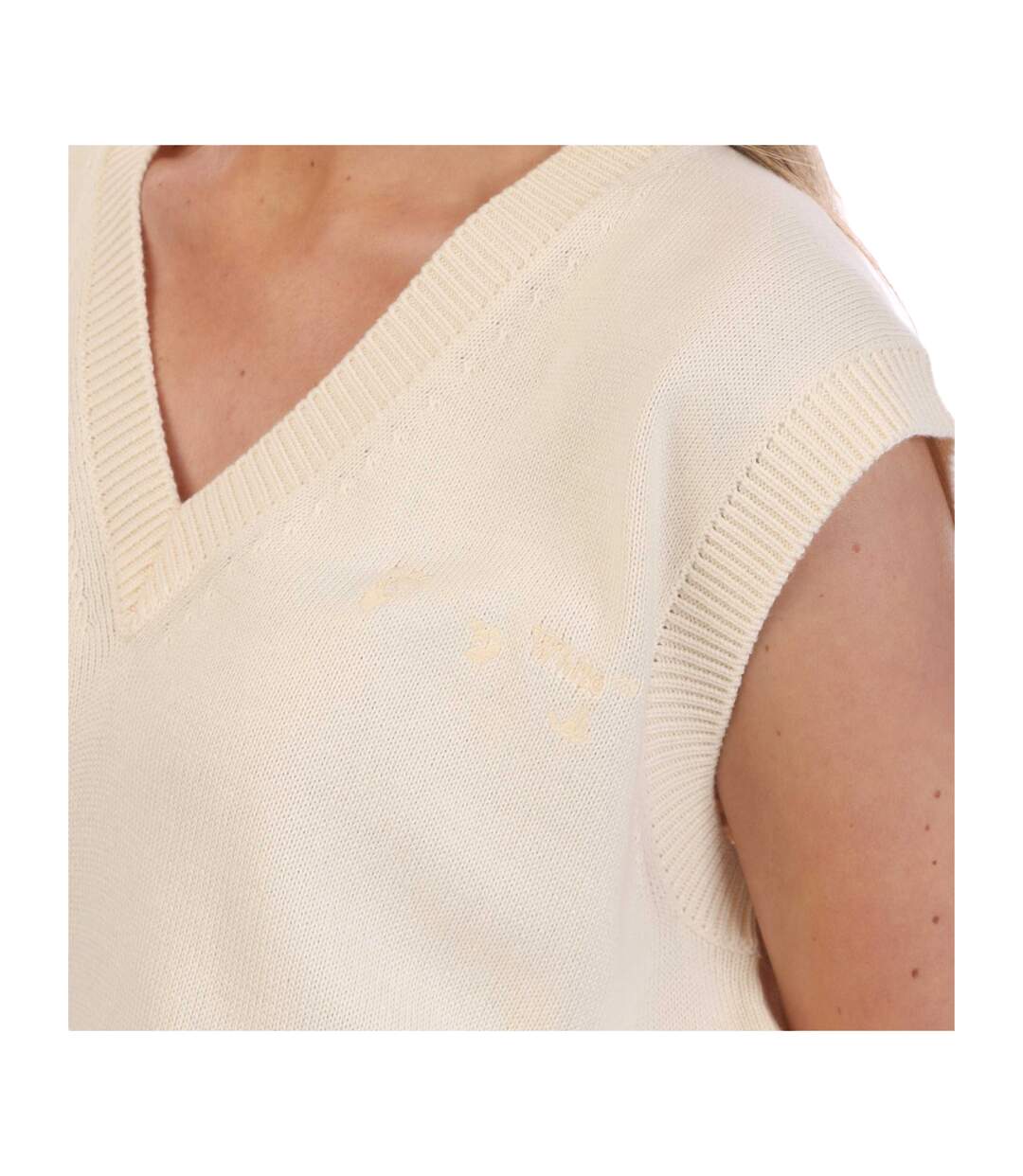 Débardeur Swimming Man Femme Beige Off White-3