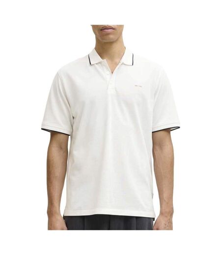 Polo blanc homme jack & jones blualves