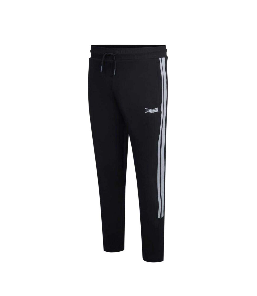 Pantalon De Jogging Motif/style À Rayures Homme Noir Lonsdale-3