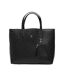 Sac à main noir femme tommy hilfiger icon satchel-1