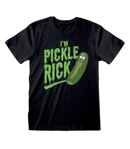 Rick And Morty - T-shirt - Adulte (Noir / vert) - UTHE164