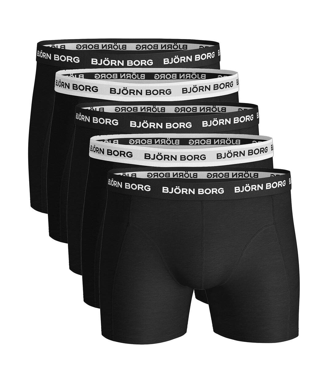 5 Pack Mens Cotton Stretch Boxers Soft Everyday Underwear Shorts-1