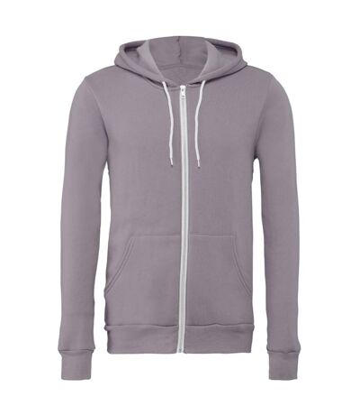 Canvas Unisex Zip-up Polycotton Fleece Hooded Sweatshirt / Hoodie () - UTBC1337