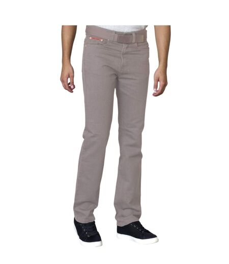 Pantalon Avec Ceinture Brian Homme Marron Duke