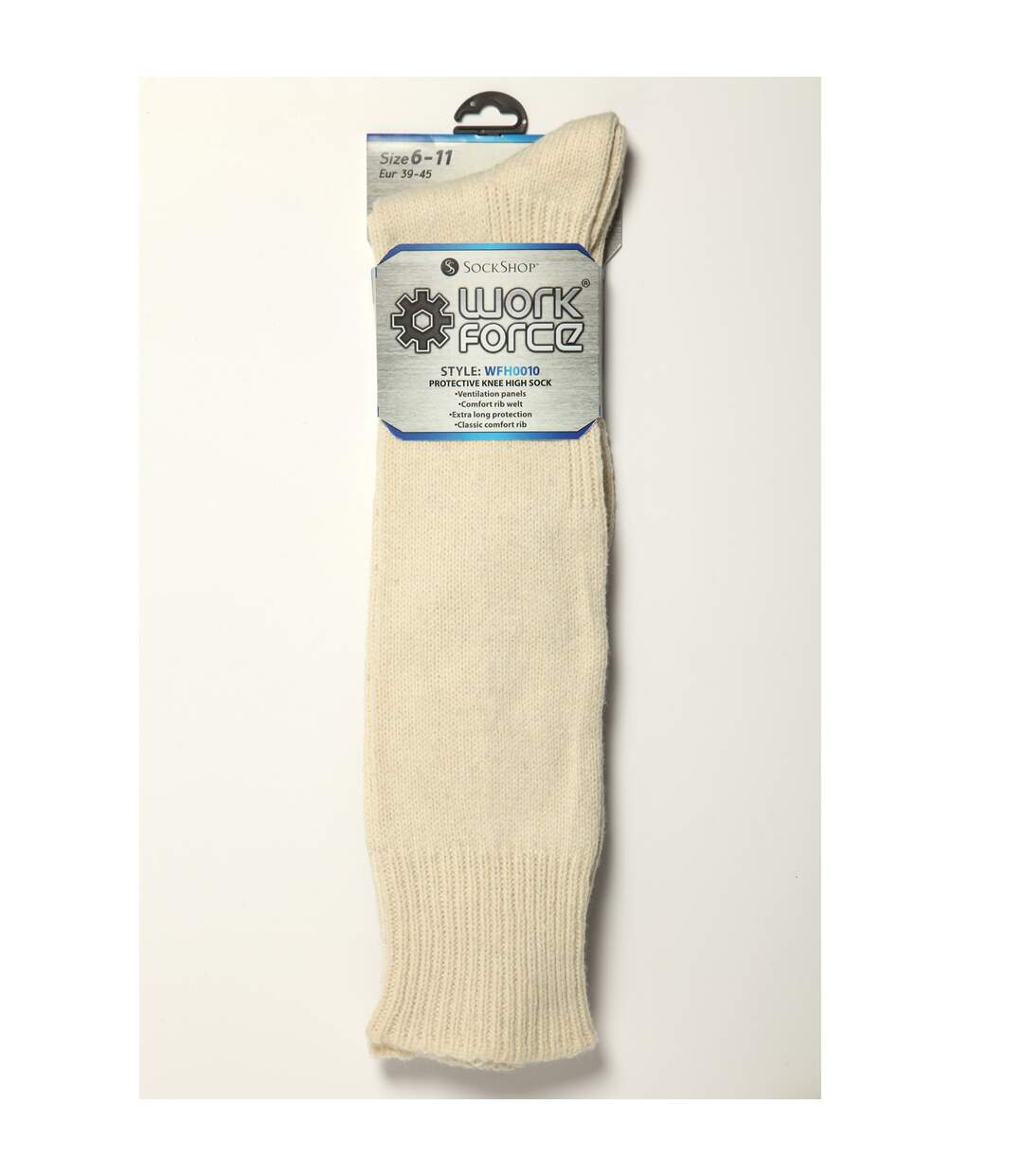 Chaussettes pour bottes homme beige Work Force