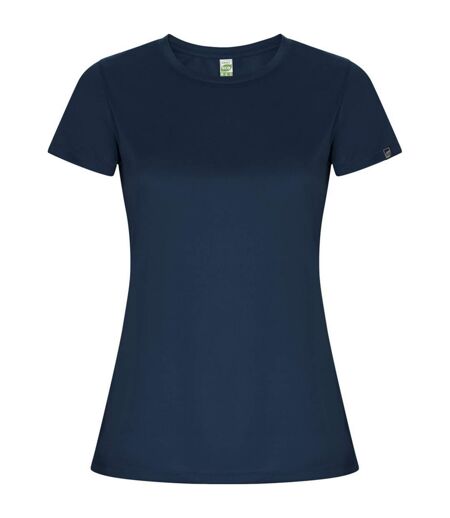 Womens/ladies imola sports t-shirt navy blue Roly