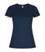 Womens/ladies imola sports t-shirt navy blue Roly