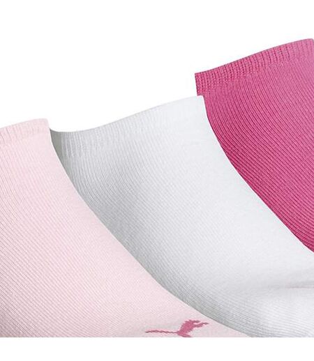 Puma Unisex Adult Invisible Socks (Pack of 3) (Pink) - UTRD266