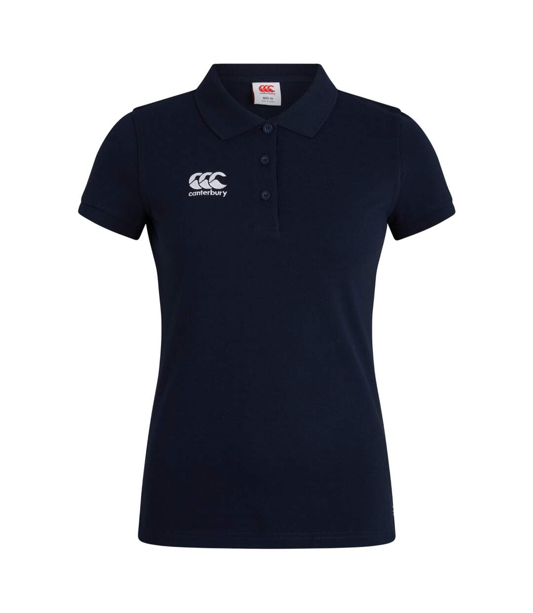 Womens/ladies Waimak Polo Shirt Navy Canterbury-2