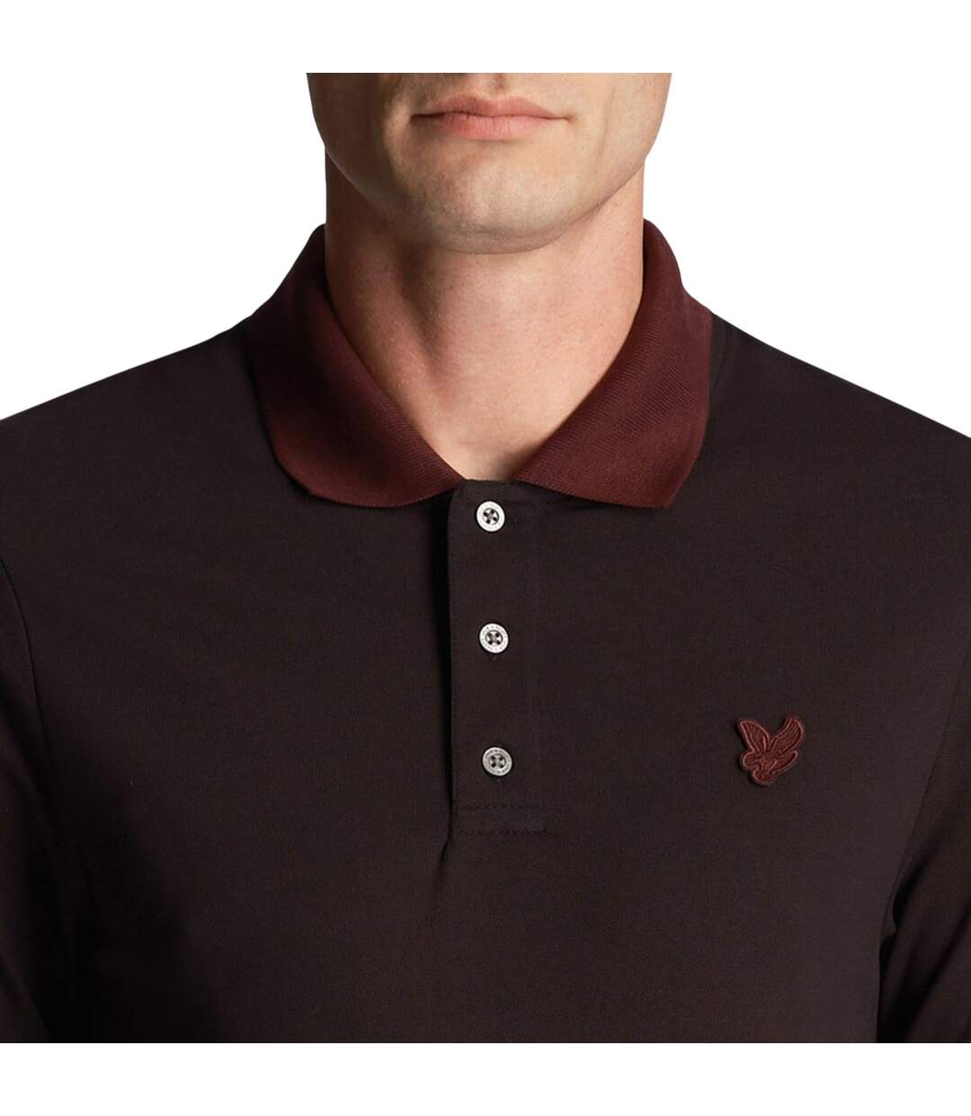 Polo Motif Tonal Homme Noir Lyle & Scott-4