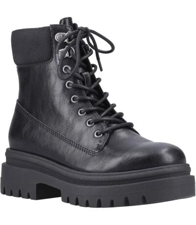 Womens/ladies Danie Boots Black Rocket Dog