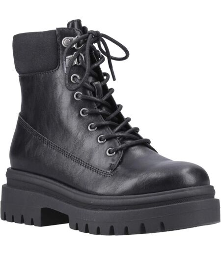 Womens/ladies Danie Boots Black Rocket Dog