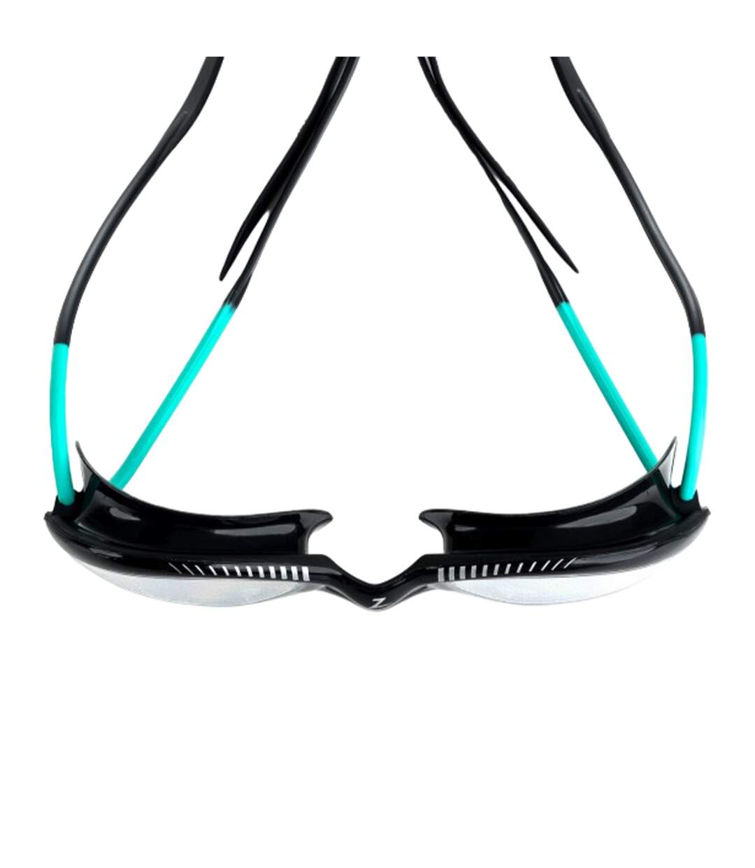 Lunettes De Natation Tiger Snr Adulte Noir Turquoise Vif Transparent Zoggs-3