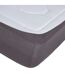 Drap Housse en Lin Adorable 160x200cm Gris Ardoise-2