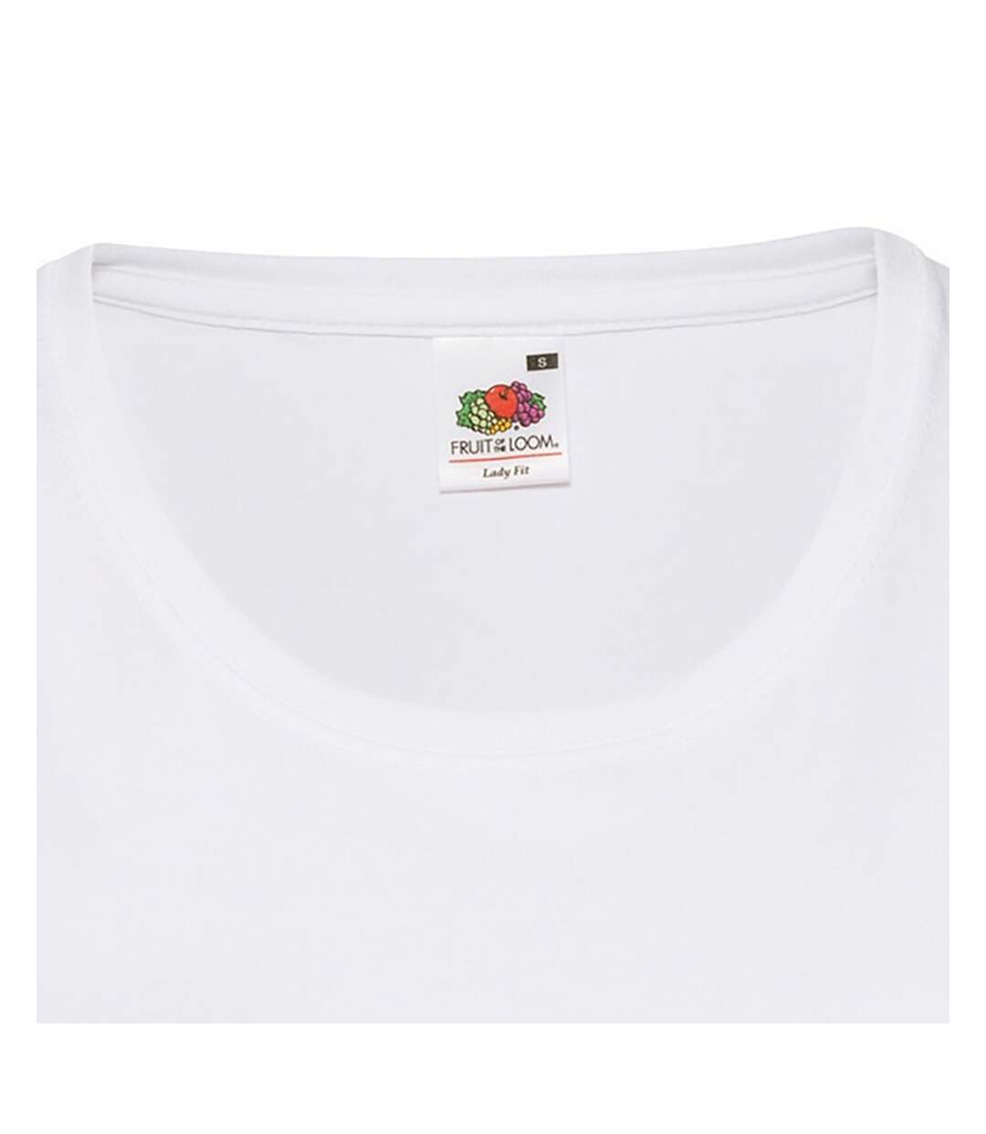 T-shirt manches courtes femme blanc Fruit of the Loom-3