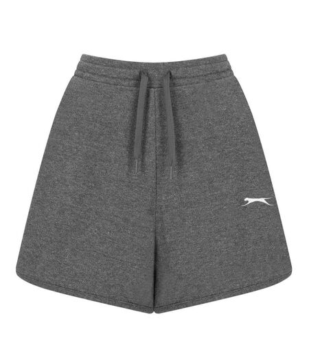 Womens/ladies Lightweight Shorts Charcoal Slazenger