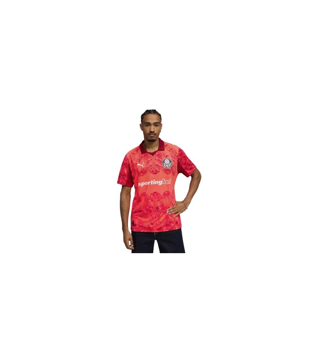 Mens World Cup 25/26 Se Palmeiras Football Shirt Glowing Red Puma-1