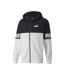 Sweat Zippé Blanc/Noir Homme Puma Power Colorblock - XS-1