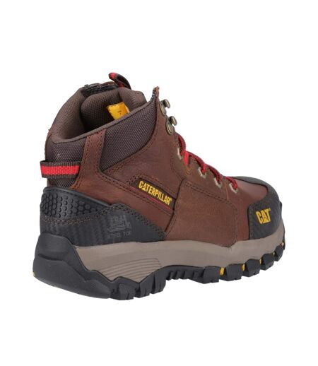 Mens navigator leather mid cut safety boots clay Caterpillar