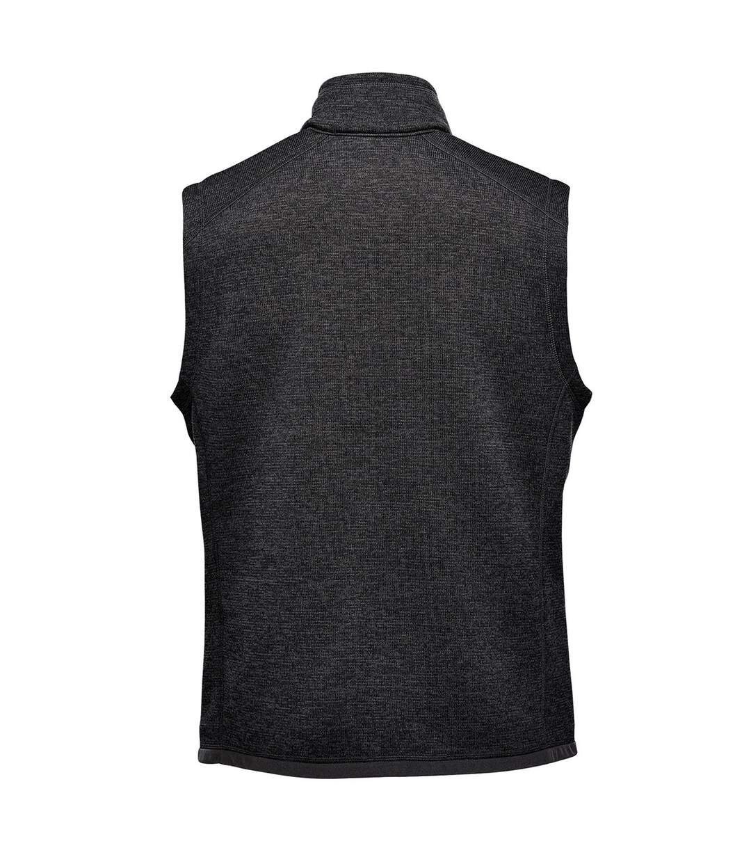 Mens Avalante Knitted Heather Full Zip Gilet Black Stormtech-2