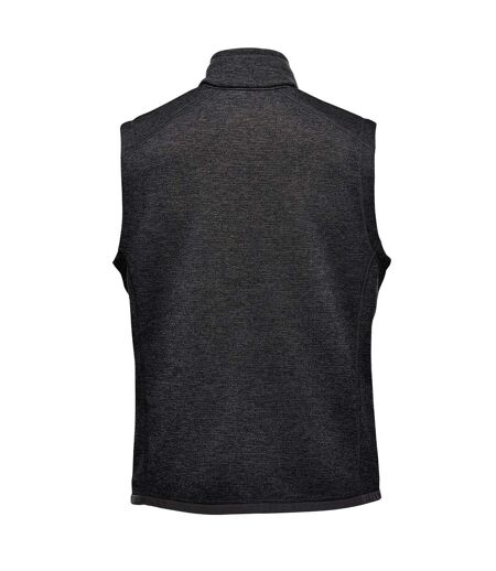 Mens Avalante Knitted Heather Full Zip Gilet Black Stormtech