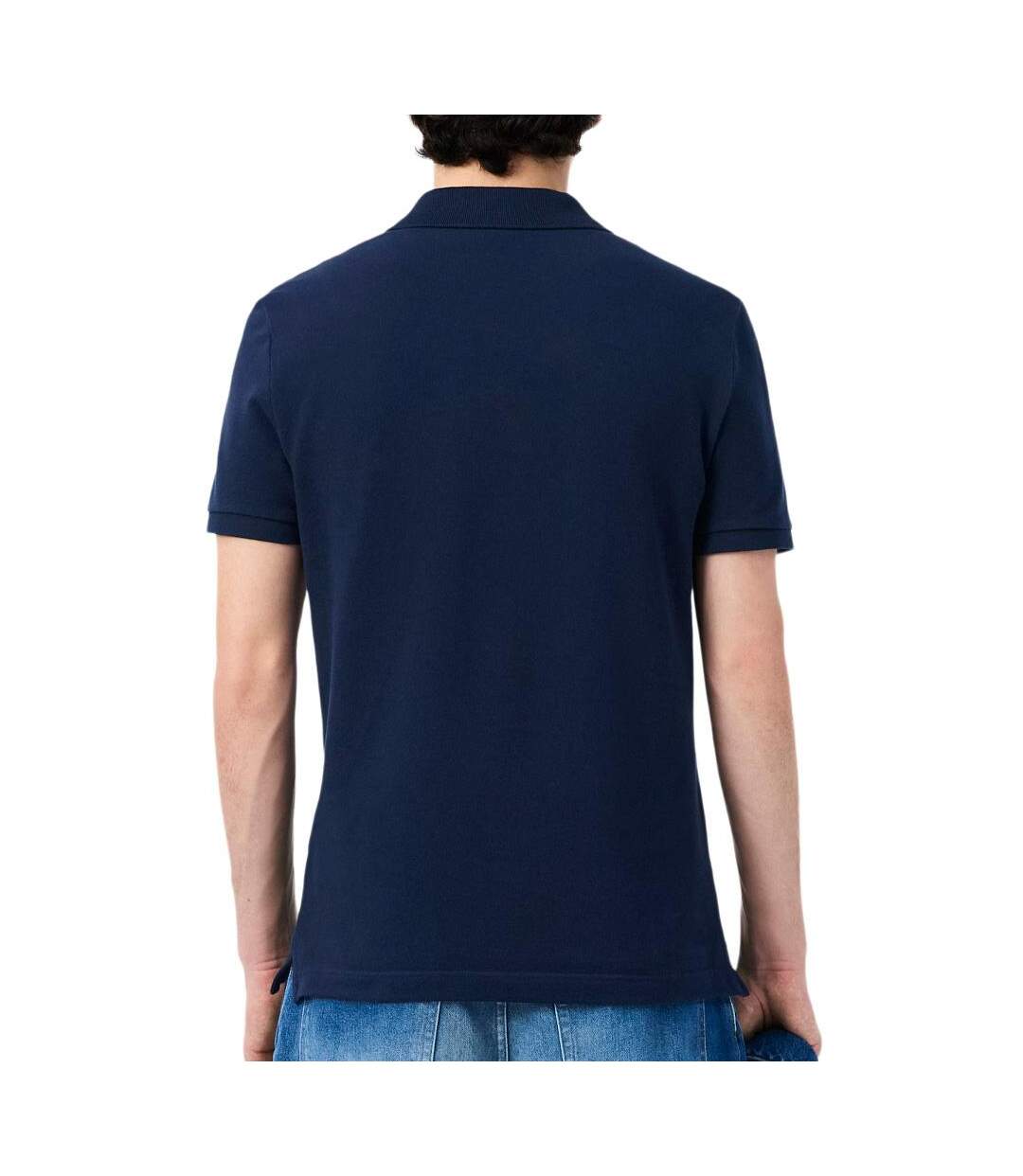 Polo marine homme lacoste polo l.12.12a slim-2
