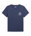 T-shirt Graphique Carina Femme Bleu Foncé Animal-2