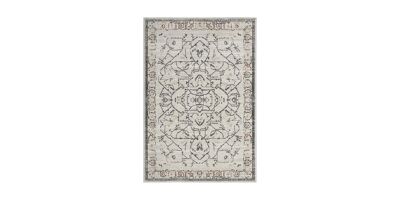 Tapis salon bokoda gris 160x230 oeko tex® en polypropylène doux et