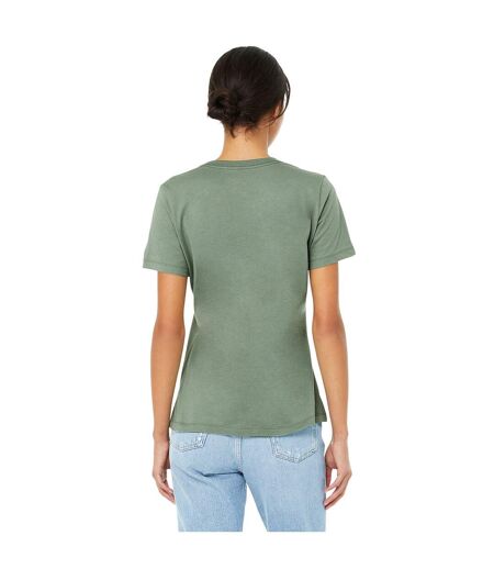 T-shirt femme vert de gris Bella + Canvas