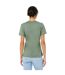 T-shirt femme vert de gris Bella + Canvas