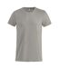 T-shirt Homme Argenté Clique-2