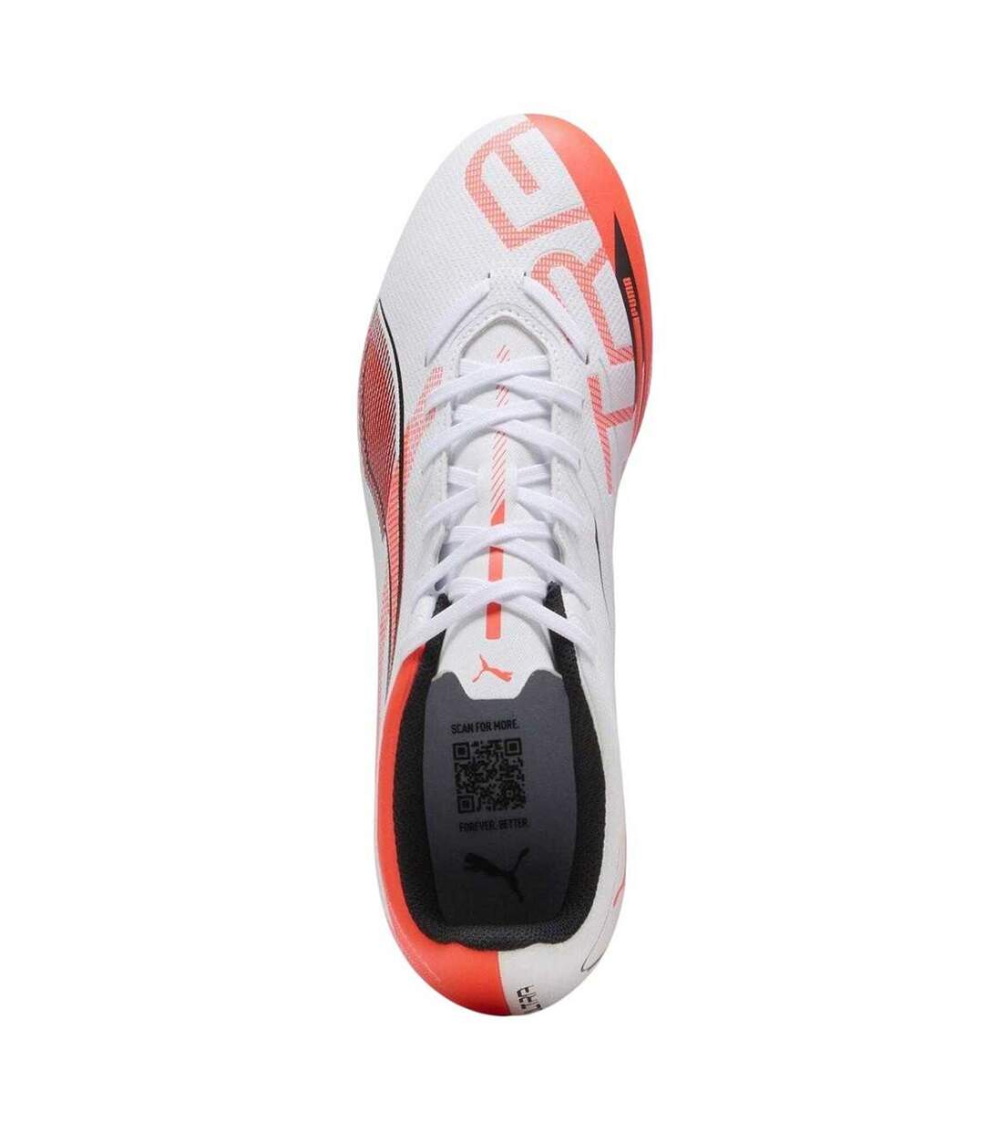 Mens Ultra Play Cleated Soft Ground Football Boots  White Puma-4