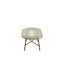 Table Basse de Jardin Celeste 90cm Naturel & Noir-3