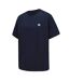Mens Small Logo Cotton T-shirt Navy Pretty Green-3
